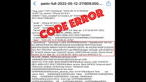 สอนซ่อมมือถือ panic full coode error